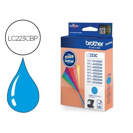 INK-JET BROTHER LC-223CBP CIAN DCP4120DW MFCJ4420DW MFCJ4620DW MFCJ...