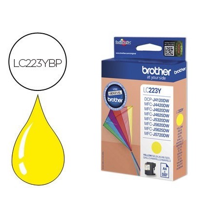 INK-JET BROTHER LC-223CBP AMARILLO DCP4120DW MFCJ4420DW MFCJ4620DW ...