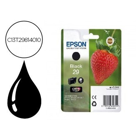 INK-JET EPSON HOME 29 T2981 XP435/330/335/332/430/235/432 NEGRO 175...