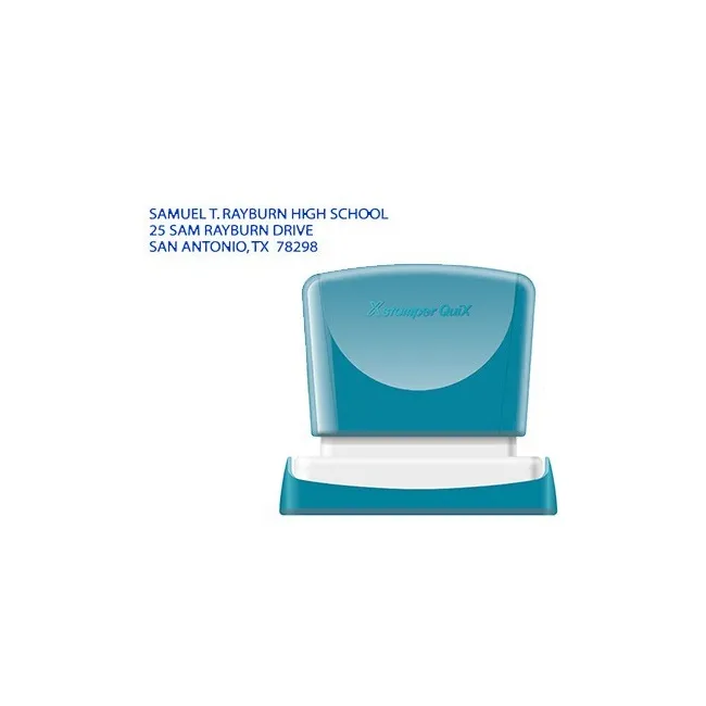SELLO X-STAMPER QUIX PERSONALIZABLE COLOR AZUL MEDIDAS 14X60 MM Q-14
