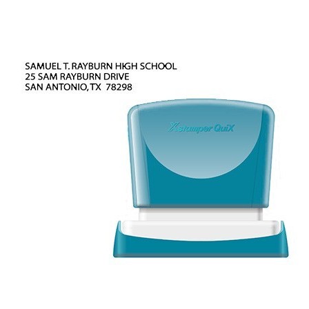 SELLO X-STAMPER QUIX PERSONALIZABLE COLOR NEGRO MEDIDAS 14X60 MM Q-14