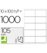 ETIQUETA ADHESIVA Q-CONNECT KF10658 TAMAÑO 105X57 MM FOTOCOPIADORA ...
