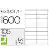 ETIQUETA ADHESIVA Q-CONNECT KF10654 TAMAÑO 105X37 MM FOTOCOPIADORA ...