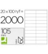 ETIQUETA ADHESIVA Q-CONNECT KF26093 TAMAÑO 105X29 MM FOTOCOPIADORA ...