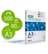 PAPEL FOTOCOPIADORA GREENING DIN A3 80 GRAMOS PAQUETE DE 500 HOJAS