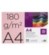 CARTULINA LIDERPAPEL A4 180G/M2 ROSA PAQUETE DE 100