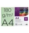 CARTULINA LIDERPAPEL A4 180G/M2 VERDE PAQUETE DE 100
