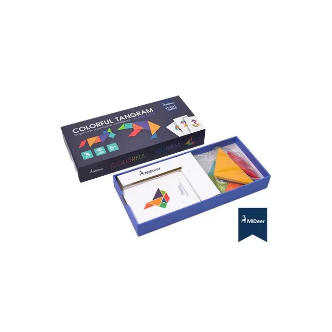 JUEGO MIDEER DIDACTICO TANGRAM DE COLORES