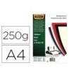 TAPA DE ENCUADERNACION FELLOWES DIN A4 CARTON BRILLO BLANCO CHROMOL...