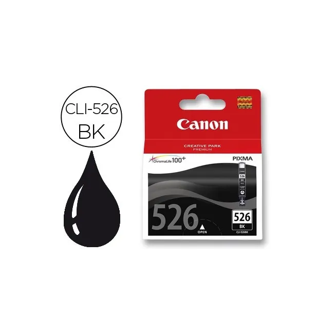 INK-JET CANON CLI-526 BK NEGRO