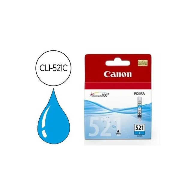 INK-JET CANON CLI-521C CIAN PIXMA MP620/630/980 IP3600/4600