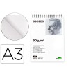 BLOC DIBUJO LIDERPAPEL ESBOZOS ESPIRAL A3 297X420MM 100 HOJAS 90G/M...