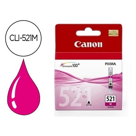 INK-JET CANON CLI-521M MAGENTA PIXMA MP620/630/980 IP3600/4600