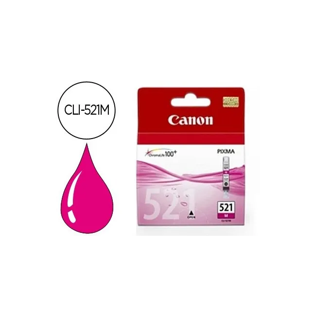 INK-JET CANON CLI-521M MAGENTA PIXMA MP620/630/980 IP3600/4600
