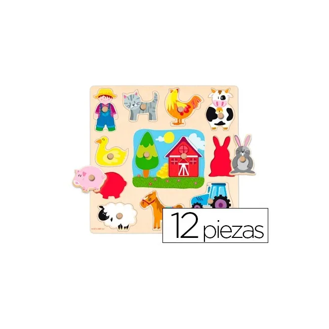 PUZZLE DISET SILUETA GRANJA