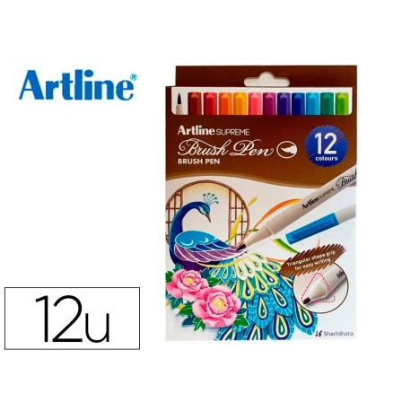 ROTULADOR ARTLINE SUPREME BRUSH EPFS PINTURA BASE DE AGUA PUNTA TIP...
