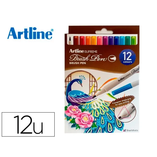 ROTULADOR ARTLINE SUPREME BRUSH EPFS PINTURA BASE DE AGUA PUNTA TIP...