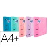 CARPETA CON RECAMBIO OXFORD EUROPEANBINDER TOUCH PASTEL 4 ANILLAS 3...