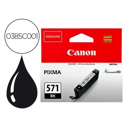 INK-JET CANON CLI-571 PIXMA MG6852 / TS6050 / TS8050 NEGRO