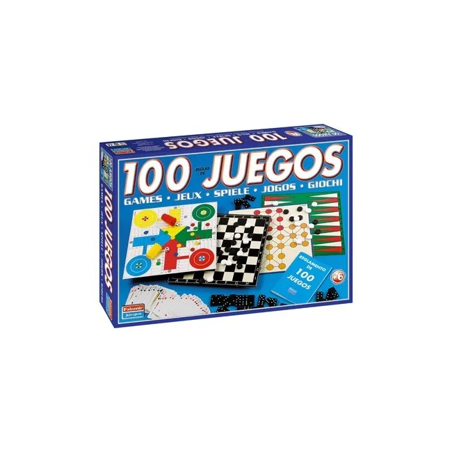 JUEGOS DE MESA FALOMIR -100 JUEGOS REUNIDOS