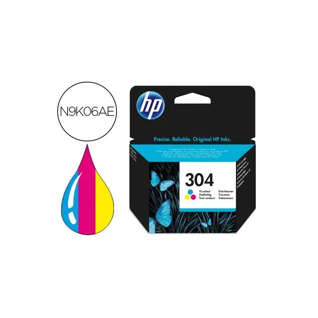 INK-JET HP N.304 DESKJET 3000 / 3720 / 3730 TRICOLOR 100 PAGINAS