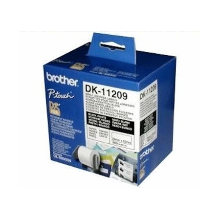 ETIQUETA ADHESIVA BROTHER DK11209 -TAMAÑO 62X29 MM PARA IMPRESORAS ...