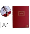 LIBRO LIDERPAPEL DIN A4 ACTAS 30 ANILLAS CON 100 HOJAS MOVIBLES TAL...