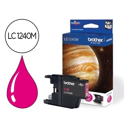 INK-JET BROTHER LC-1240M MAGENTA -600PAG- MFC-J6510DW MFC-J6710DW M...