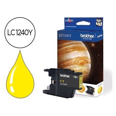 INK-JET BROTHER LC-1240Y AMARILLO -600PAG- MFC-J6510DW MFC-J6710DW ...