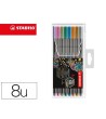 ROTULADOR STABILO PUNTA DE FIBRA PEN 68 METALLIC ESTUCHE PLASTICO D...