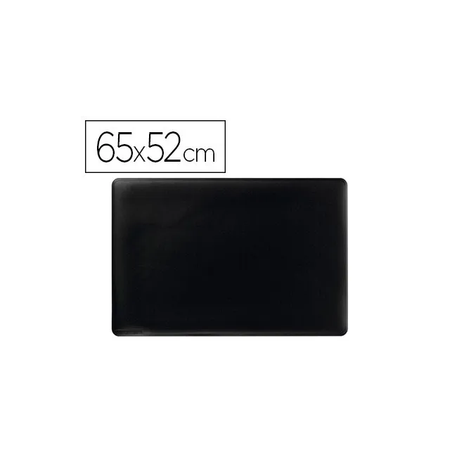 VADE SOBREMESA DURABLE NEGRO ANTIDESLIZANTE CONTORNEADO 65X52 CM