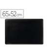 VADE SOBREMESA DURABLE NEGRO ANTIDESLIZANTE CONTORNEADO 65X52 CM