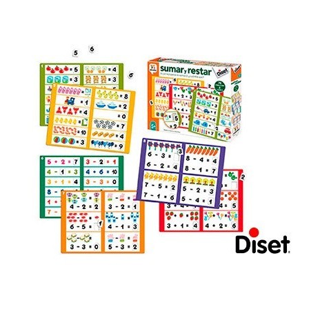 JUEGO DISET DIDACTICO SUMAR Y RESTAR