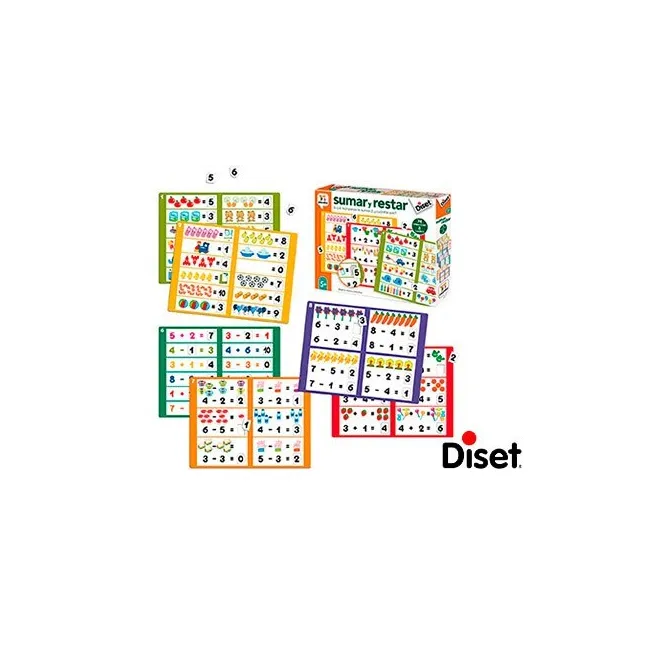JUEGO DISET DIDACTICO SUMAR Y RESTAR