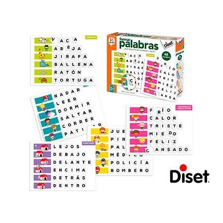 JUEGO DISET DIDACTICO FORMAR PALABRAS