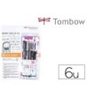 SET CALIGRAFIA TOMBOW LETTERING BEGINNER PARA PRINCIPIANTE 6 PIEZAS