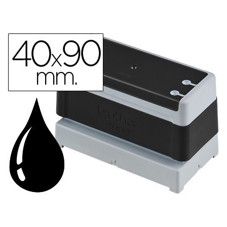 SELLO AUTOMATICO BROTHER 40 MM X 90 MM NEGRO