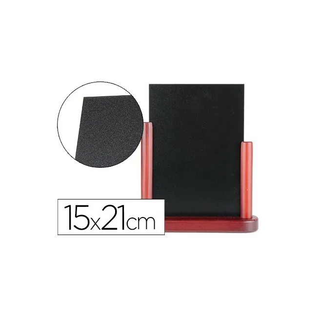 PIZARRA NEGRA LIDERPAPEL DOBLE CARA DE MADERA CON SUPERFICIE PARA R...