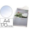 FUNDA MULTITALADRO ESSELTE DIN A4 PVC 170 MC CON FUELLE Y SOLAPA SU...