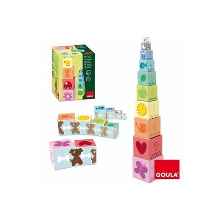 JUEGO DISET DIDACTICOS CUBOS APILABLES 10