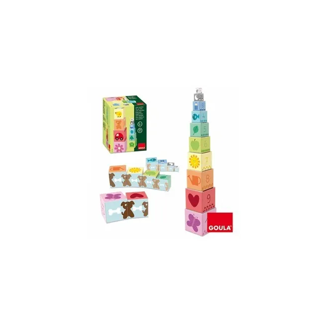 JUEGO DISET DIDACTICOS CUBOS APILABLES 10