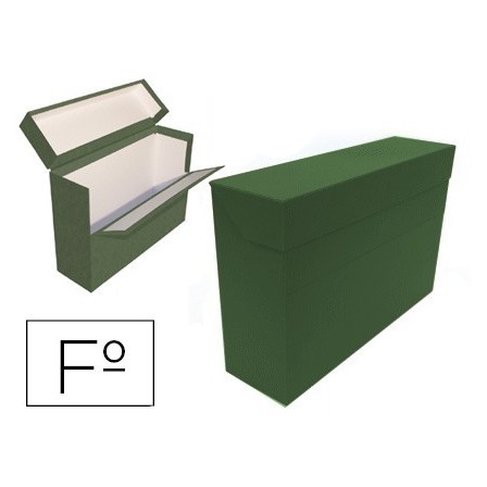 CAJA TRANSFERENCIA MARIOLA FOLIO DOBLE CARTON FORRADO GELTEX LOMO 2...