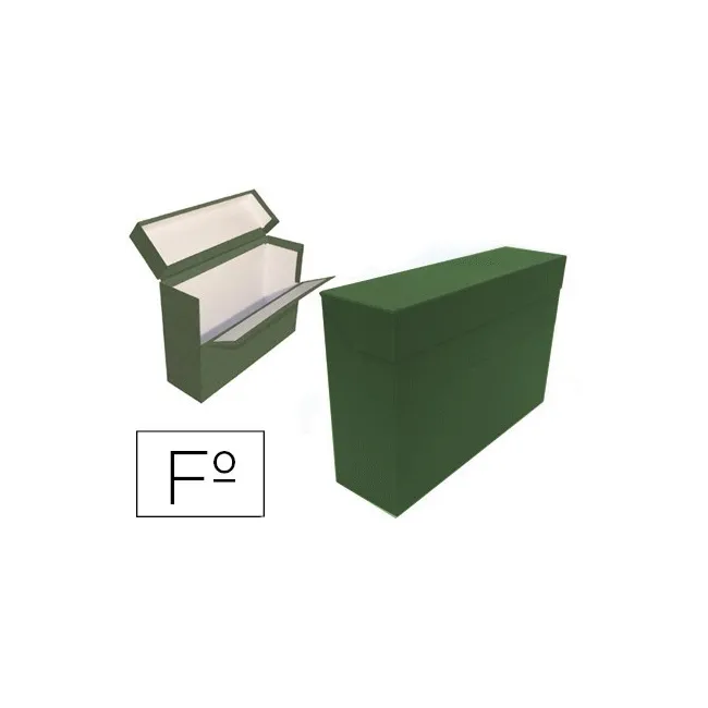 CAJA TRANSFERENCIA MARIOLA FOLIO DOBLE CARTON FORRADO GELTEX LOMO 2...