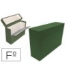 CAJA TRANSFERENCIA MARIOLA FOLIO DOBLE CARTON FORRADO GELTEX LOMO 2...