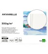BLOC DIBUJO LIDERPAPEL ACUARELA ENCOLADO 210X297MM 20 HOJAS 300G/M2...