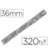 ESPIRAL METALICO Q-CONNECT 64 5:1 36MM 1,2MM CAJA DE 25 UNIDADES