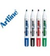 ROTULADOR ARTLINE CAMISETA EKT-2 NEGRO ROJO AZUL Y VERDE PUNTA REDO...