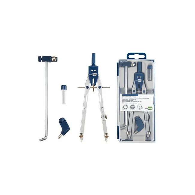 COMPAS LIDERPAPEL MICROTERMICO BK-304 -CON ADAPTADOR Y ALARGADERA