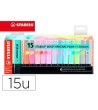 ROTULADOR STABILO BOSS FLUORESCENTE 70 PASTEL DESKSET ESTUCHE DE 15...