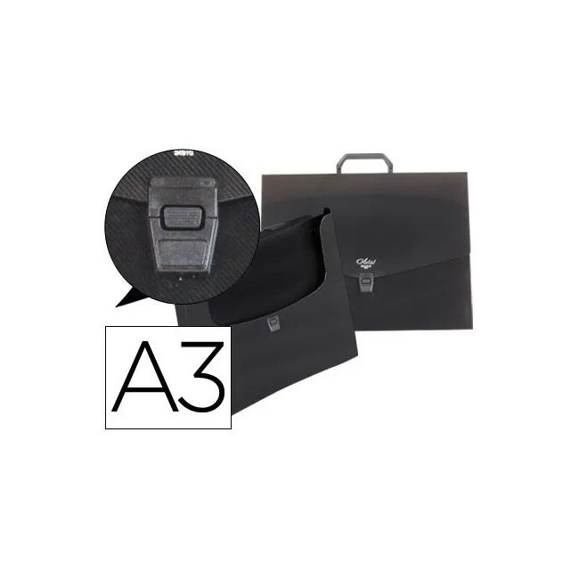 CARPETA BEAUTONE PORTADOCUMENTOS 34910 POLIPROPILENO DIN A3 CON ASA...